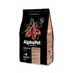 AlphaPet Superpremium АльфаПет сухой корм для кошек с чувствительным пищеварением, ягненок AlphaPet Superpremium АльфаПет сухой корм для кошек с чувствительным пищеварением, ягненок