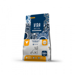 VIDA Nativa Вида Натива сухой корм для котят с курицей и черникой, 320 гр VIDA Nativa Вида Натива сухой корм для котят с курицей и черникой, 320 гр