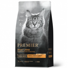 PREMIER Adult Large Lamb&Turkey - Премьер корм для взрослых кошек крупных пород с ягнёнком и индейкой