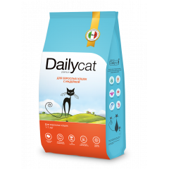 Dailycat корм для взрослых кошек с индейкой 