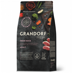 GRANDORF FRESH Грандорф Фрэш корм для взрослых кошек свежее мясо утки с бататом