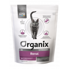 Organix vet RENAL Органикс ветеринарный сухой корм для взрослых кошек для поддержания функции почек Organix vet RENAL Органикс ветеринарный сухой корм для взрослых кошек для поддержания функции почек
