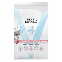 Best Dinner Vet Profi Gastrointestinal Low Fat Полнорационный диетический легкоусваиваемый сухой корм при нарушениях пищеварения и недостаточности поджелудочной железы у взрослых собак всех пород Best Dinner Vet Profi Gastrointestinal Low Fat Полнорационный диетический легкоусваиваемый сухой корм при нарушениях пищеварения и недостаточности поджелудочной железы у взрослых собак всех пород
