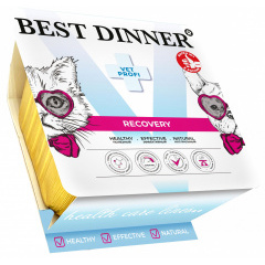 Best Dinner Exclusive Vet Profi Recovery Бест Диннер Вет Профи Рекавери корм повышенной калорийности и питательной ценности для кошек и собак при истощении, выздоровлении и послеоперационном восстановлении 100 гр Best Dinner Exclusive Vet Profi Recovery Бест Диннер Вет Профи Рекавери корм повышенной калорийности и питательной ценности для кошек и собак при истощении, выздоровлении и послеоперационном восстановлении 100 гр