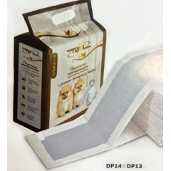 DP13 Triol Подстилки впитывающие с угольным фильтром и липкими фиксаторами 60*60см -12шт