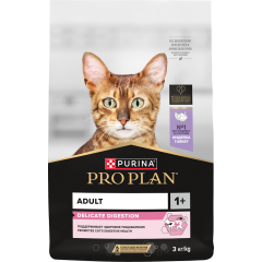 Pro Plan DELICATE - Про План для кошек с чувствительным пищеварением, индейка