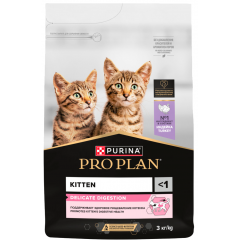 Pro Plan KITTEN DELICATE - Про План для котят с чувствительным пищеварением, индейка, 10 кг