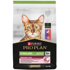 Pro Plan STERILISED - Про План для стерилизованных кошек, утка и печень