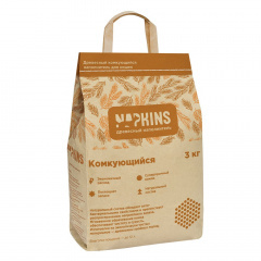 NAPKINS Напкинс Древесный комкующийся наполнитель 100% Натуральный без пыли NAPKINS Напкинс Древесный комкующийся наполнитель 100% Натуральный без пыли
