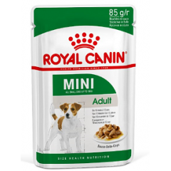 Royal Canin MINI Adult Мелкие кусочки в соусе для взрослых собак мелких пород пауч 85 гр Royal Canin MINI Adult Мелкие кусочки в соусе для взрослых собак мелких пород пауч 85 гр