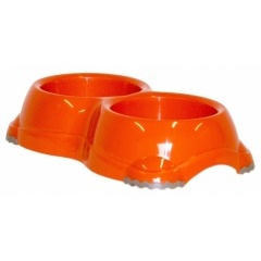 24683/H107-148 MODERNA Double Smarty bowls Non-slip Orange Миска для собак двойная оранжевая 2х645 мл 24683/H107-148 MODERNA Double Smarty bowls Non-slip Orange Миска для собак двойная оранжевая 2х645 мл