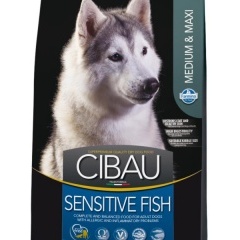 FARMINA Cibau Sensitive Fish Medium&Maxi Фармина для собак средних и крупных пород с чувств.кожей с рыбой 12 кг FARMINA Cibau Sensitive Fish Medium&Maxi Фармина для собак средних и крупных пород с чувств.кожей с рыбой 12 кг
